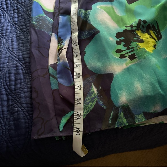 Eliza J Sleeveless Shirred Halter Floral Maxi Dress size 6 - Picture 9 of 12